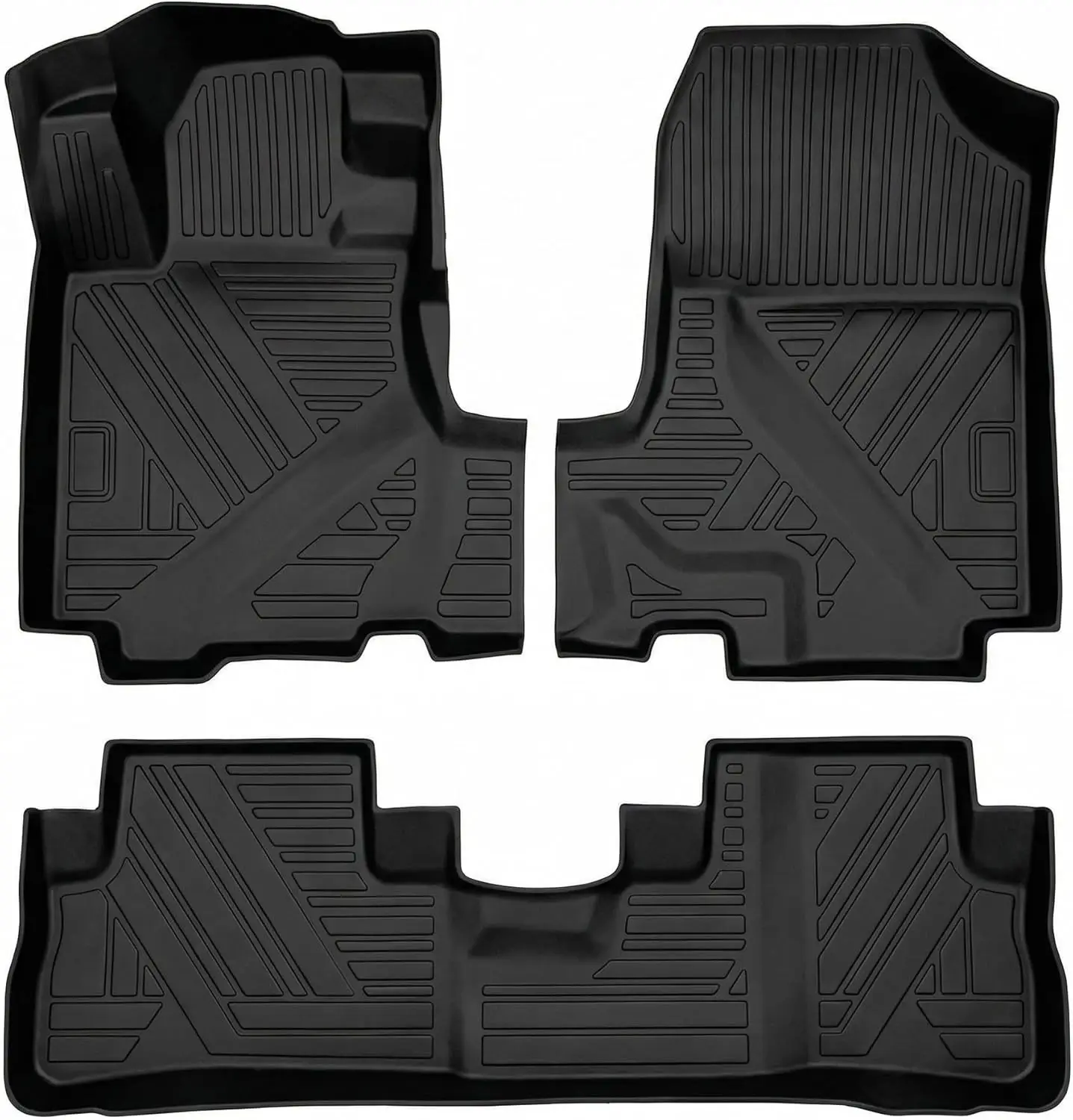 

Всепогодные коврики из TPE для Honda CR-V 2007-2011, водонепроницаемые, противоскользящие, на заказ, комплект для переднего и заднего ряда