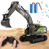 1/18 RC Excavator Dumper Truck Crawler Alloy Tractor Loader 2.4G Radio Controlled Car Engineering Toy For Boy Gift Multi-Channel