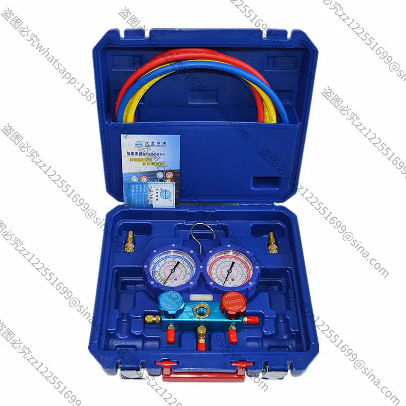 Suitable for Air Conditioner Fluoride Meter Group WK-P6002S Precision Anti-collision Refrigerant Snow Pressure Gauge Liquid