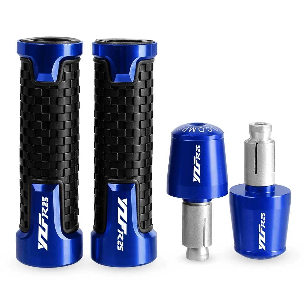 

Motorcycle Accessories For YAMAHA YZF YZFR25 2016 2017 2018 2019 -2024 7/8" 22MM Handlebar Hand Grips Handle Bar End Cap plug