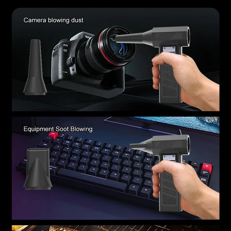 

990000RPM Hurricane Dust Blower Wireless Compressed Air Duster High-speed Violent Fan 4-Speed Adjustable Turbo Jet Blower Tools