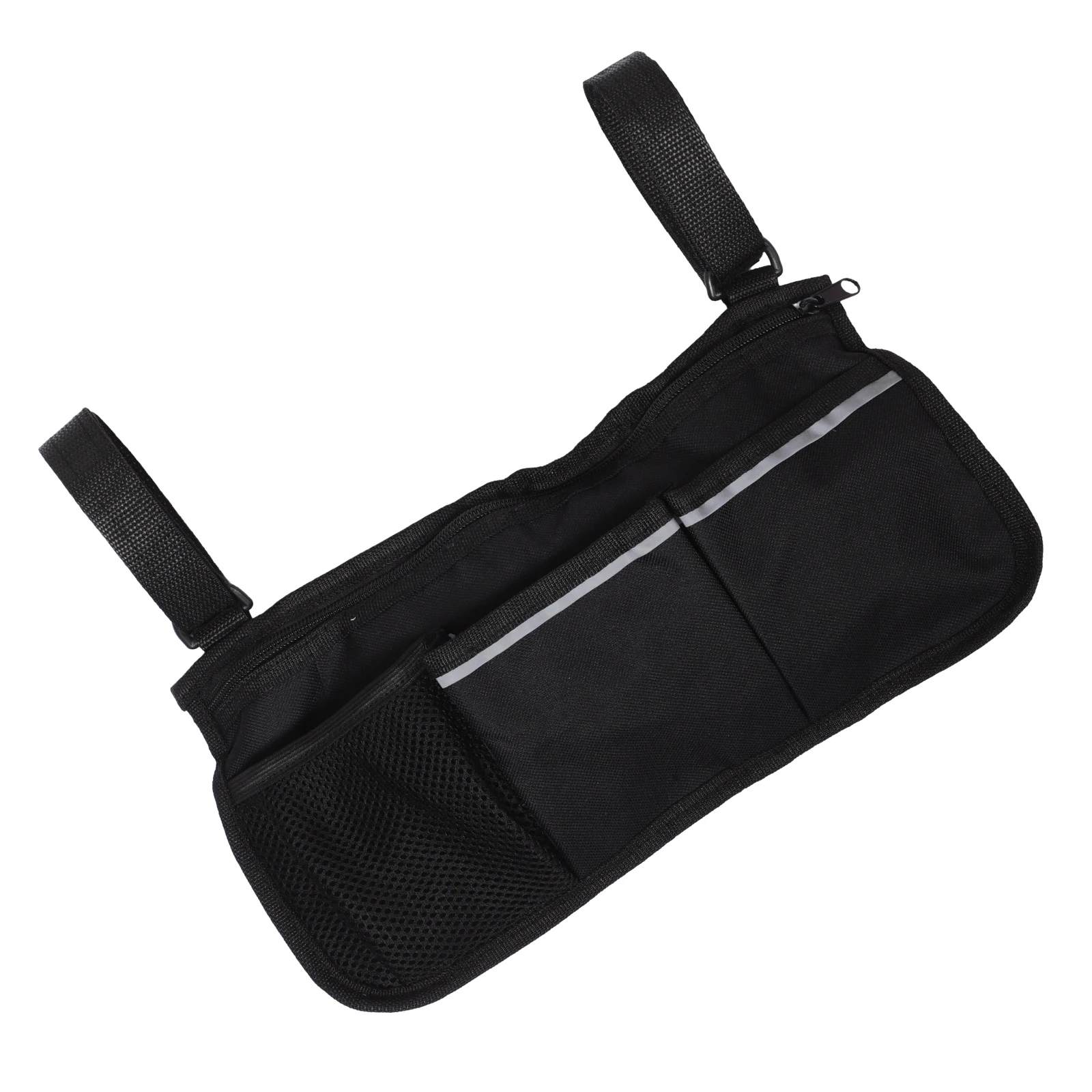 

Wheelchair Armrest Storage Bag Large Side Fabric Basket Organizer Pouch Walker Accessories Chairs Storage Solution Tidy Office