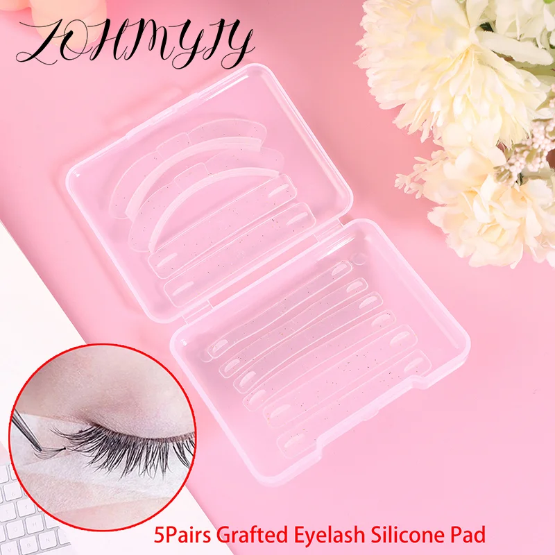 5 Pair Bow Shape Extension False Eyelash Lift Shields Perm Silicone Pads Accessories Eyelash Extension Tool Applicator