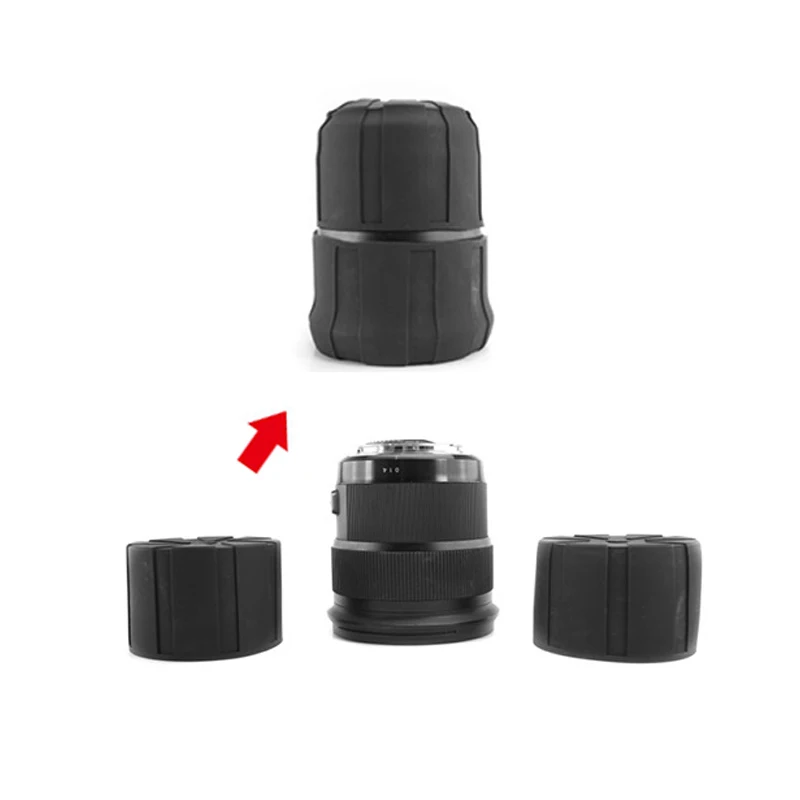 Slr Camera Lens Cover Zachte Siliconen Beschermende Cap Voor Canon Nikon Sony Olypums Fuji Lumix Pentax Dslr Lens