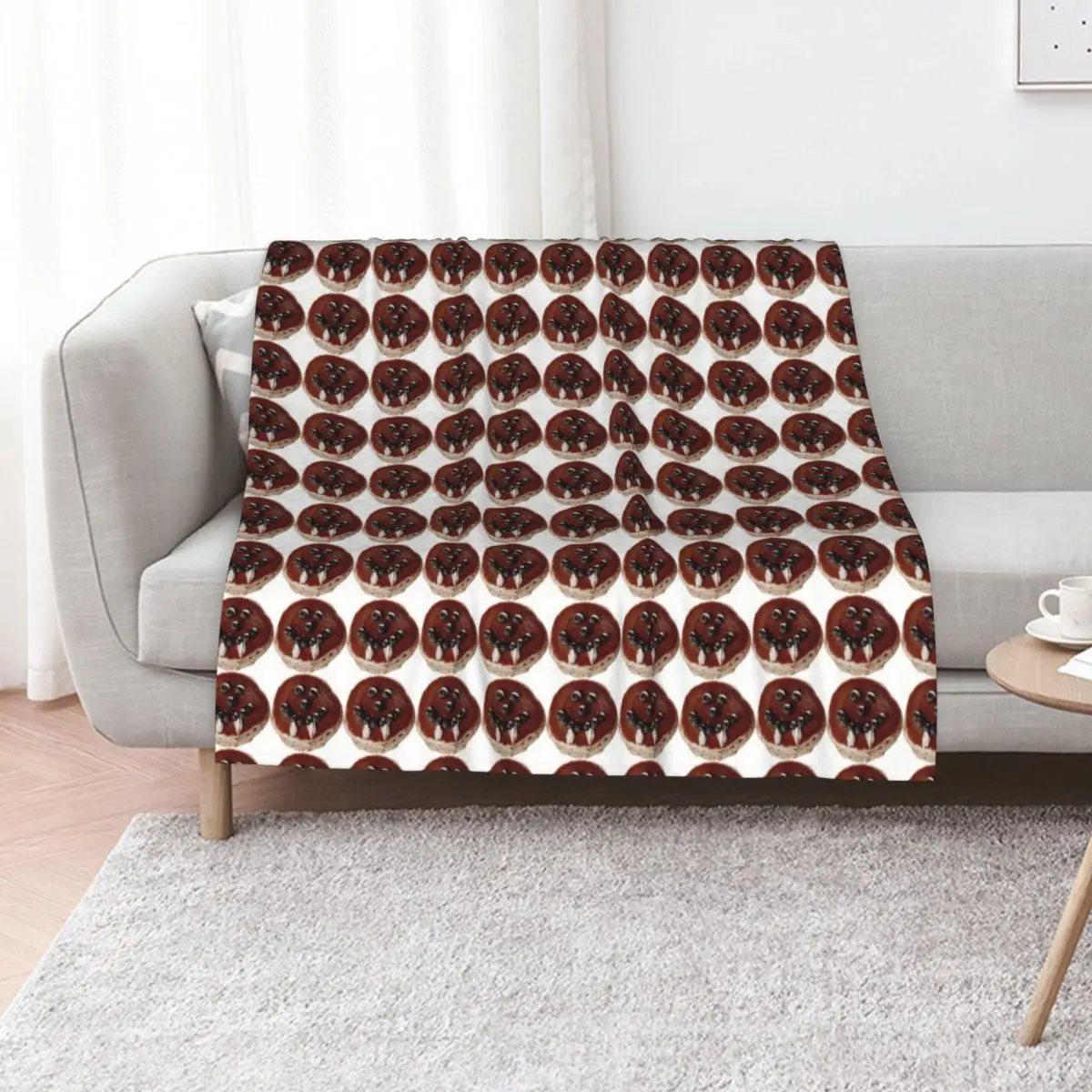 damon vampire pancake Throw Blanket Sofa Quilt blankets ands Plaid Giant Sofa Retros decorative Blankets