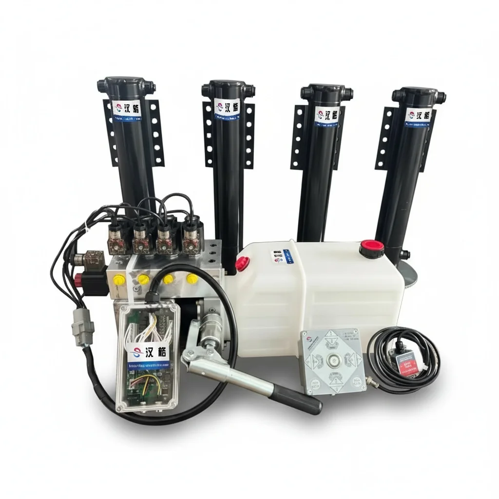 Motorhome Automatic Leveling System,Double Acting Hydraulic Cylinder, Steel RV Telescopic Cylinder,for Fiat Ducato, Ford Transit