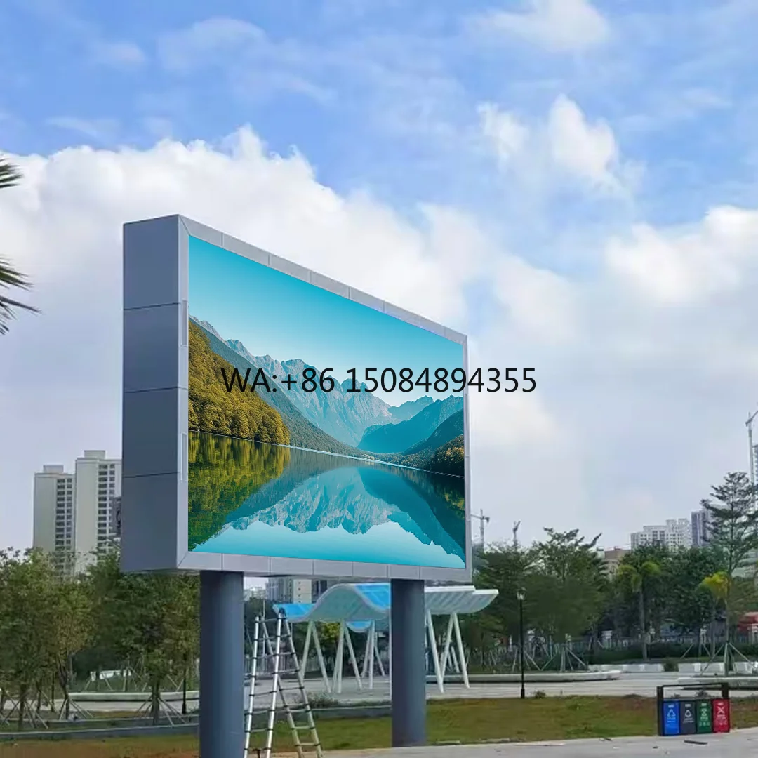 Outdoor P10 LED Video Wall Aluminum Cabinet with Energy-Saving Structure, High Brightness, Built for Outdoor
