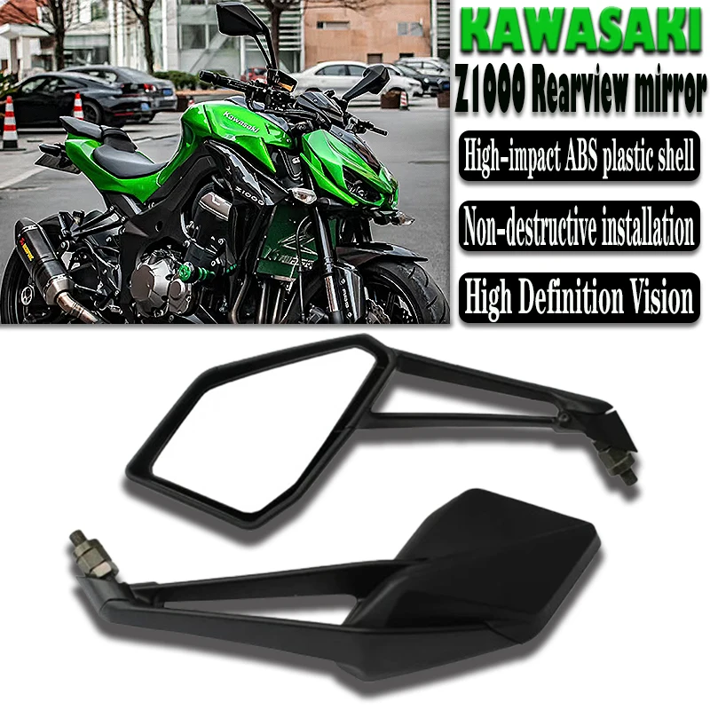 

New Motorcycle Accessories MirrorsFor Kawasaki Z1000 Z 1000 z1000 2014-2021 2015 2016 2017 2018 2019 2020 Moto Reflective mirror