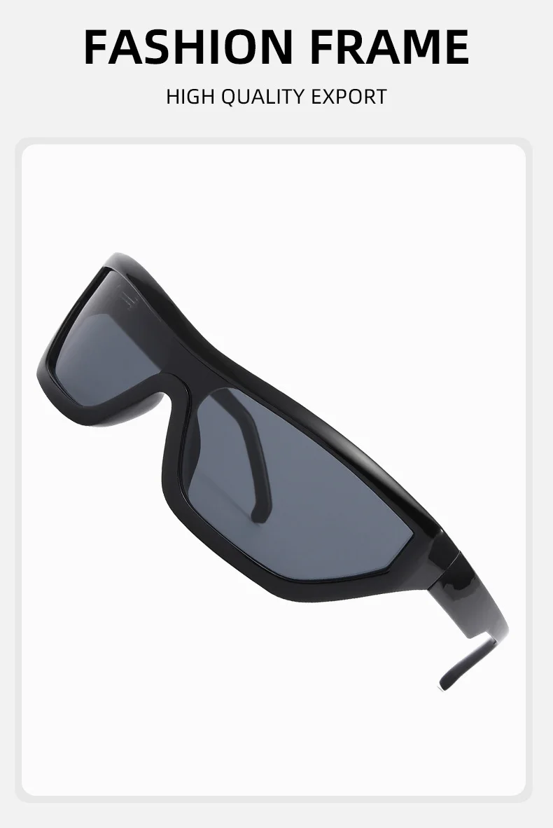 نظارات شمسية للرجال نظارات شمسية للنساء على طراز الهيب هوب الشرير الكلاسيكي، مناسبة لتسلق الجبال والسياحة واستخدام الشاطئ