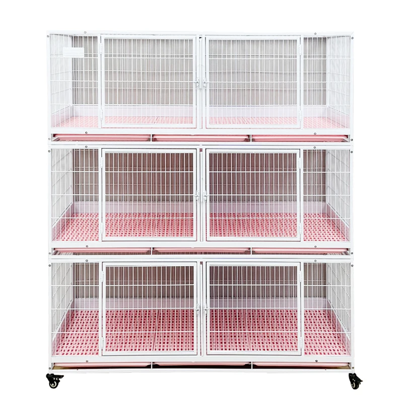 

Fashion Design Large Capacity Cat Cage Three-layer Cat Breeding Cage Cat House Pet Cage