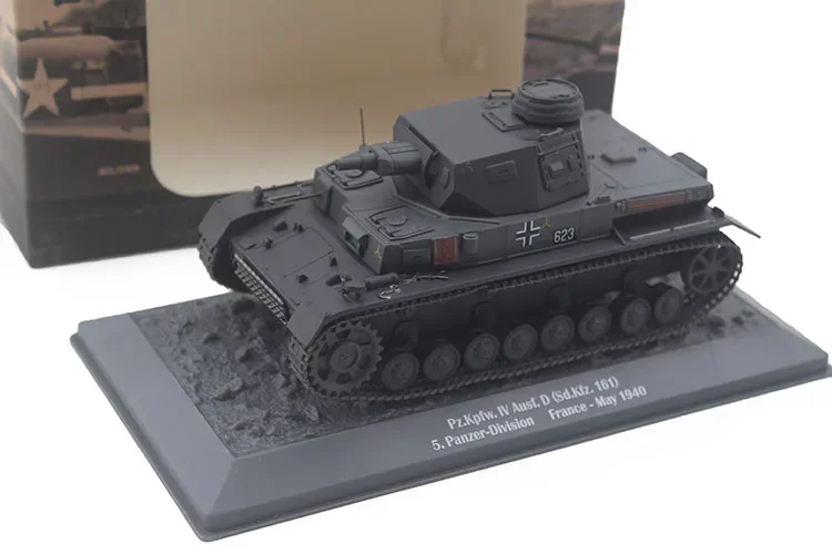 Rare 1 / 43 Germany pz.kpfw iv ausf. (d) medium tank model  France 1940  Finished product collection model