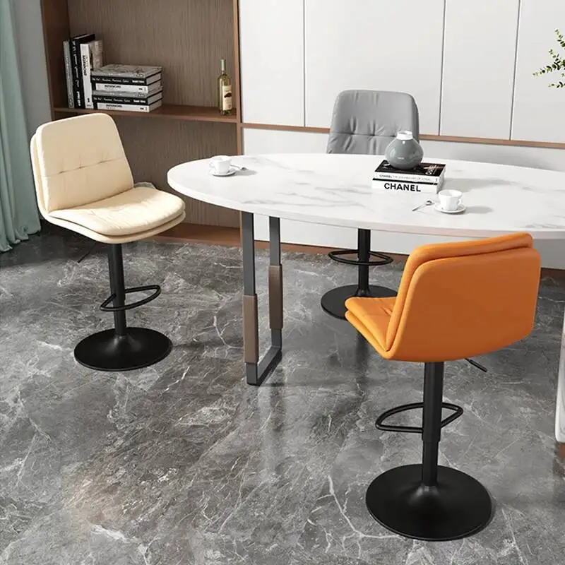 كرسي مرتفع قابل للطي مقاعد بار المطبخ كراسي المطبخ الحديثة كراسي بار أخضر مع مسند الظهر كرسي مريح Vasagle #1