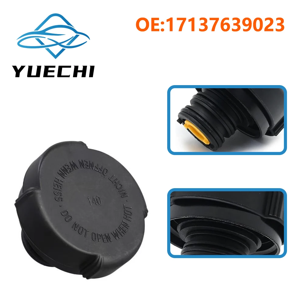 Couvercle de radiateur de bouchon de réservoir d'expansion de voiture, pour BMW série 3 5 6 7 E46 E36 E39 E61 E64 E65 X3 17111742232, accessoires automobiles de remplacement