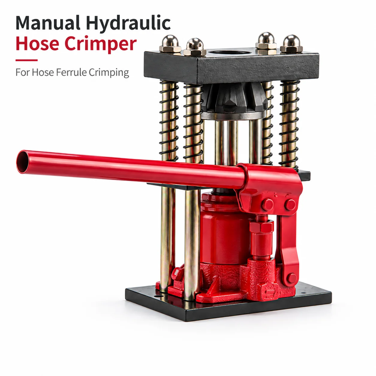 AOLIVIYA Manual Hydraulic Hose Crimper Crimping Machine Ferrule Swager Oil Pipe Press Tool Agricultural Sprayer Repair