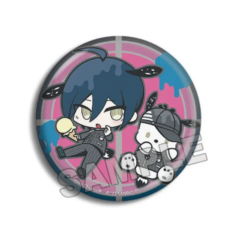 Danganronpa Trigger Happy Havoc Brooch Kokichi Oma Brooches for Women Nanami ChiaKi Badges Pins Nagito Komaeda Metal Jewelry