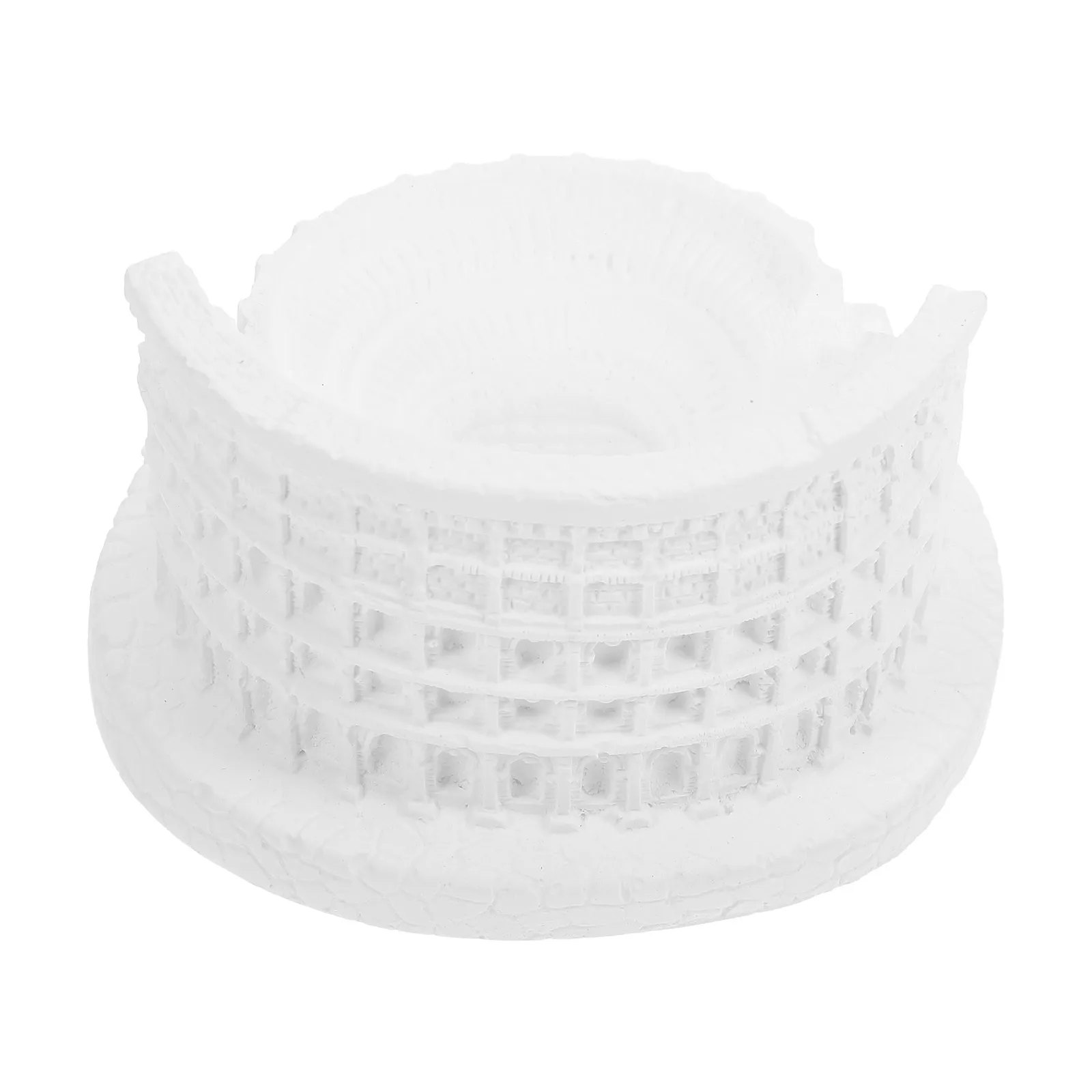 

Roman Colosseum Plaster Craft Ornament Desktop Adornment Reusable Office Home Decor Fine Workmanship Architecture Unique Gift