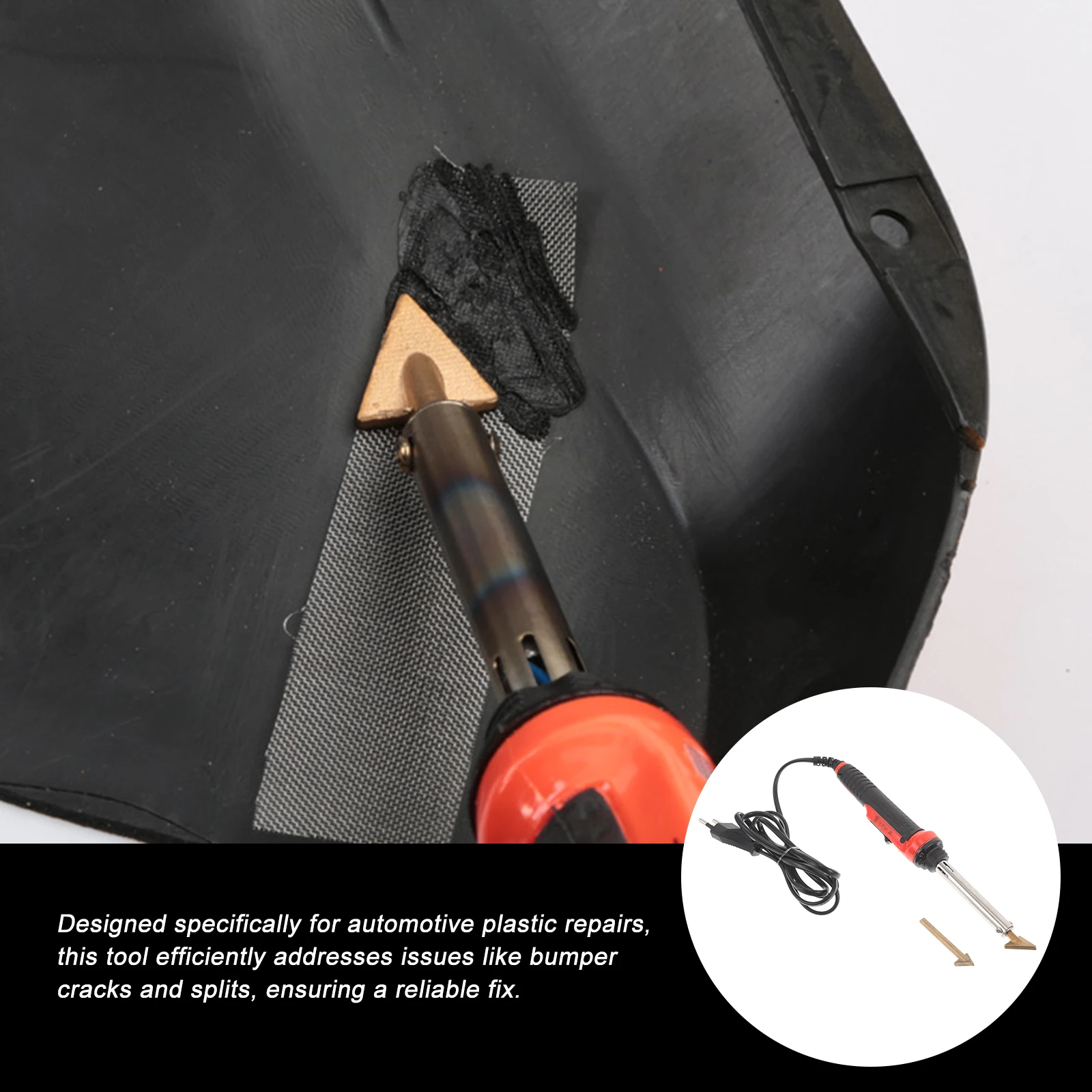 Plastic Repair Welding Machine Bumper Car Body Tool Automotive Welder Equipment Plastic Welding Iron For Auto DIY MultiFunction