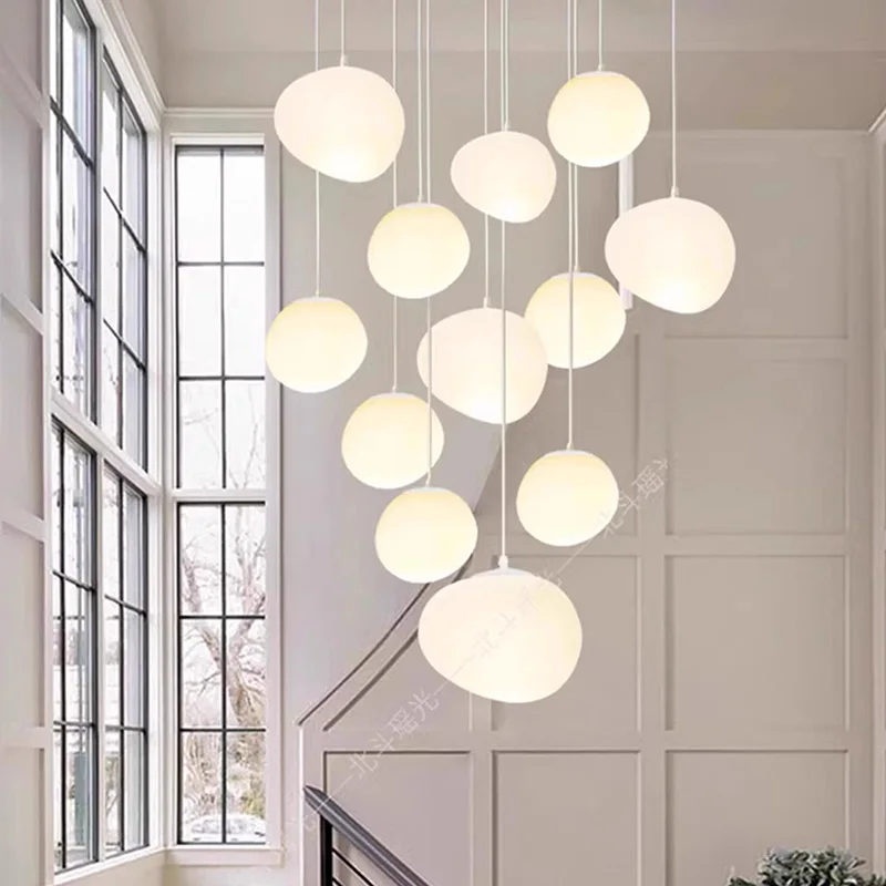 

Modern home decor led lights pendant light lamps forstaircase Chandeliers for living room hanging light indoor lighting