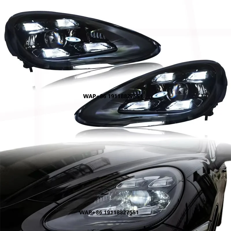 

Профессиональные заводские светодиодные фары в сборе для 958 2011-2017, обновленные передние фары, автомобильные лампы