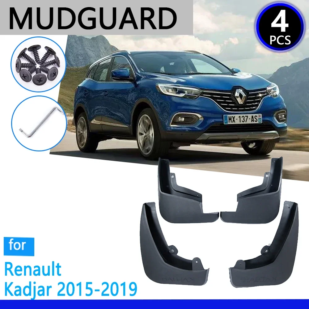 

Mudguards fit for Renault kadjar 2015 2016 2017 2018 2019 Car Accessories Mudflap Fender Auto Replacement Parts