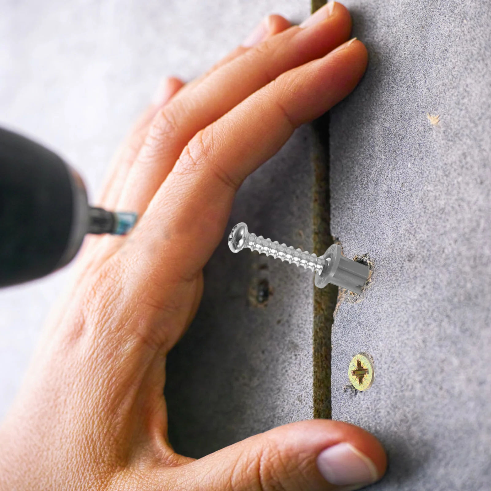 

1 Set Drywall Anchors Screws Kit Self Drilling Heavy Duty For Mirror Shelf Picture Frame Fixing Plaster Wall Anchors Screw