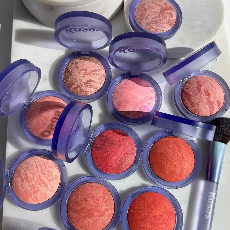 Brand Blush Is Life Series Cool Baby Pink Powder Blusher Baked Dimensional + Brightening Blush Rosy Complexion Concealer Makeup