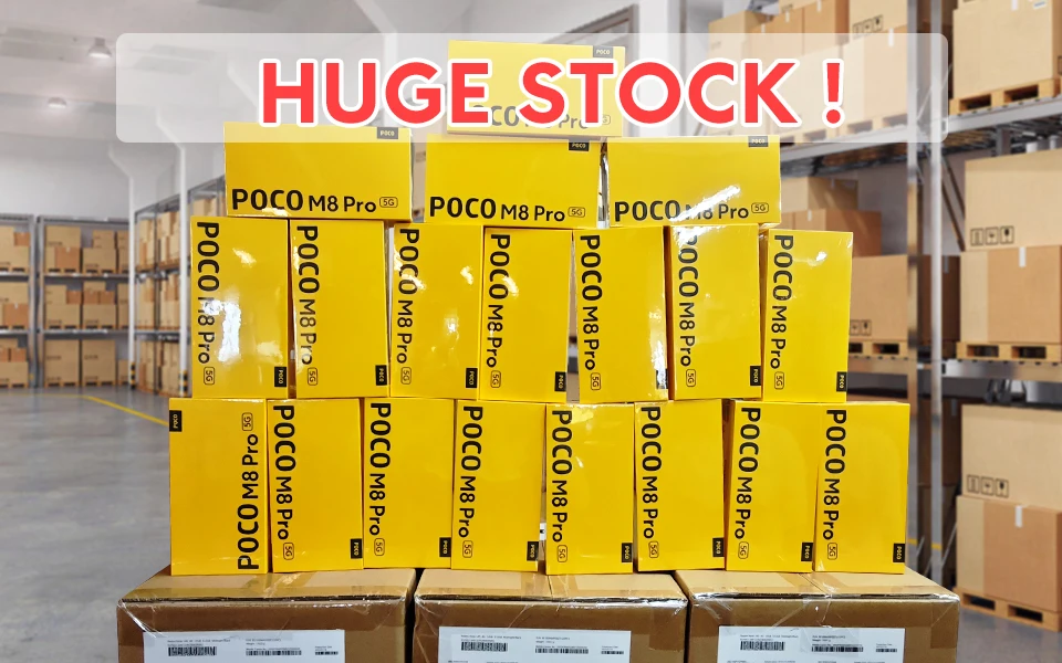 【World Premiere】POCO M8 Pro 5G Smartphone Global Version Snapdragon 7s Gen 4 6.83" 1.5K 120Hz display 6500mAh battery 100W NFC