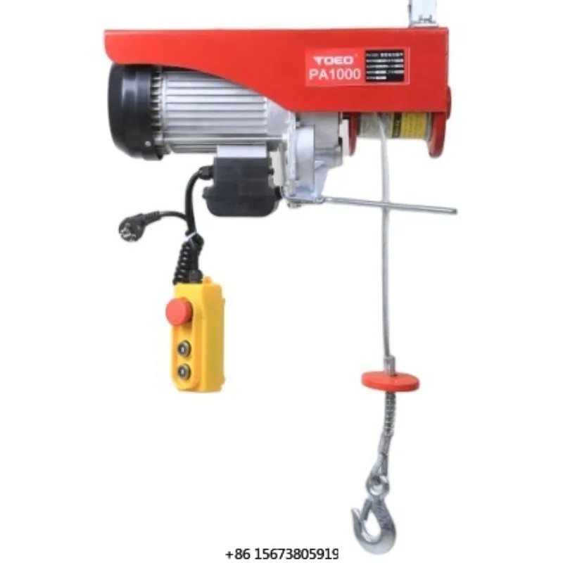 Wholesale Price Mini Electric Winch Wire Rope Hoist Good Price PA1000