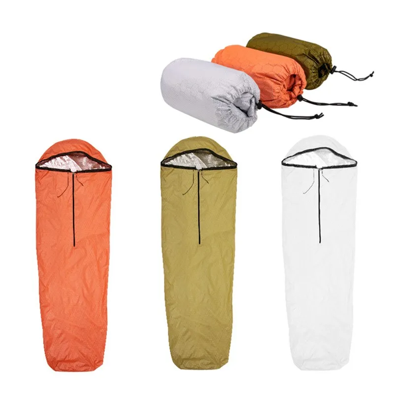 Sleeping Bag Waterproof Lightweight Thermal Emergency Sleeping Bags Survival Blanket Bags Camping Hiking Outdoor Activities