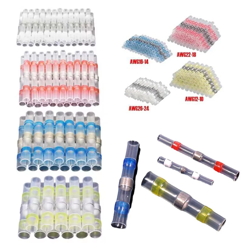 Welding Ring Heat Shrink Terminal IP67 Waterproof Electrical Equipment Connection Heat Shrink Tube Wire Connector Terminal