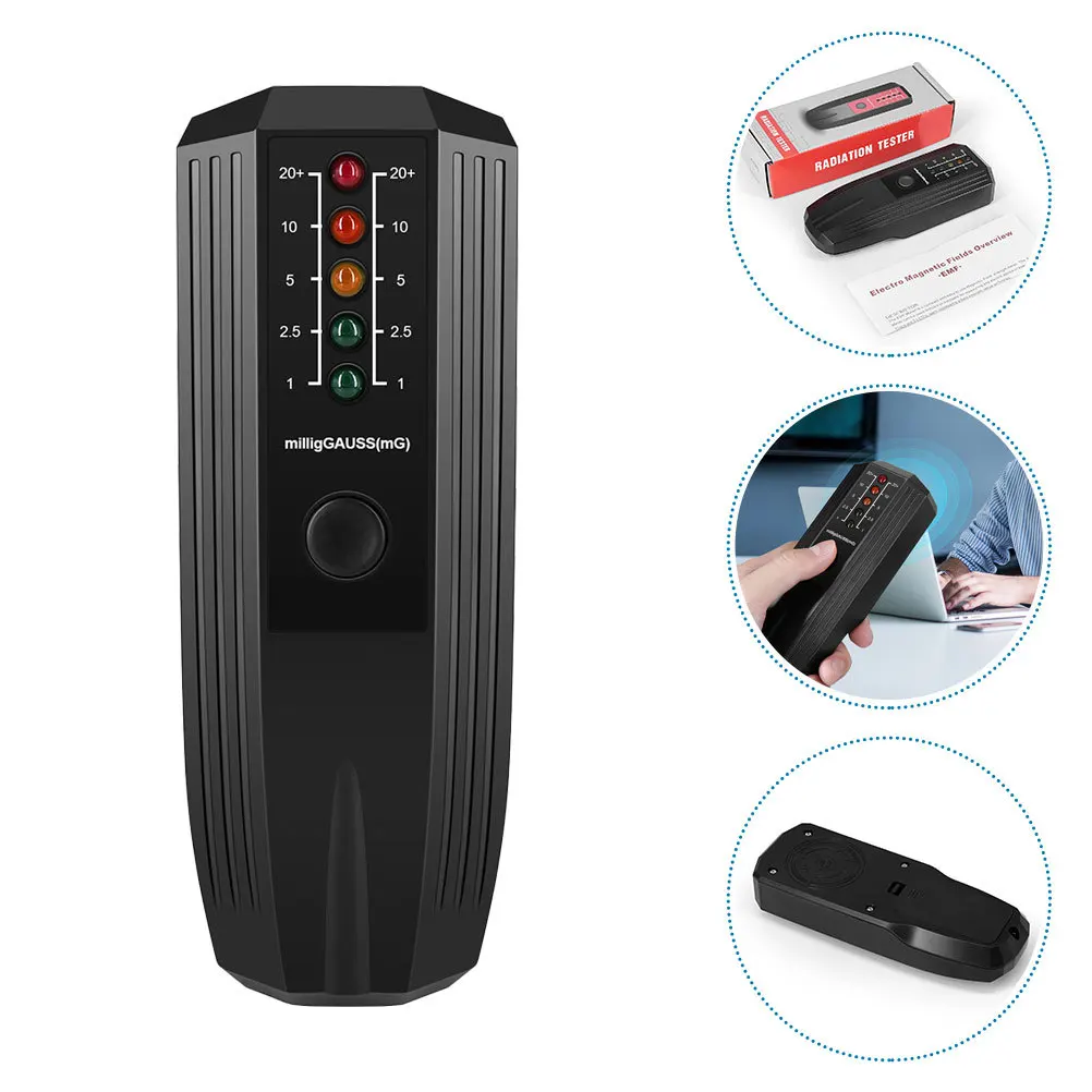 

Radiation Tester Led Display Emf Meter For Electromagnetic Field Detection Gauss Digital Equipment