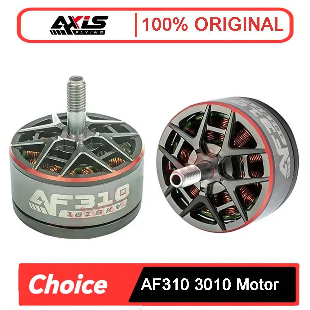 

AxisFlying AF310 3010 1010KV/1210KV 6S Brushless Motor for 7-9inch FPV Cinelifter Cinematic Drone Φ36.4X41.6MM / M5 shaft