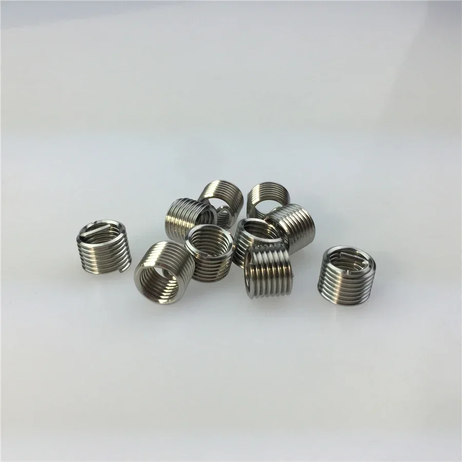 Auto Repairing Parts Stainless Steel Wire Screw Cap Screw Jacket Wire Tape Sleeve Set M8 * 1.25-1.5D