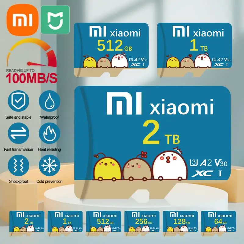 Xiaomi Mijia Geheugen Sd Kaart 128Gb 256Gb 512Gb High Speed Class10 Sd Flash Kaart Voor Smartphone Tafel Pc Camera Flash Mini Sd Kaart