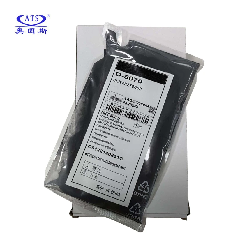 1PC D-5070 DP-2508 Developer Powder For TOSHIBA DP-2508 2508 2518 3018 4518 3008 3018 5018 D-5070 Compatible Copier Spare Parts