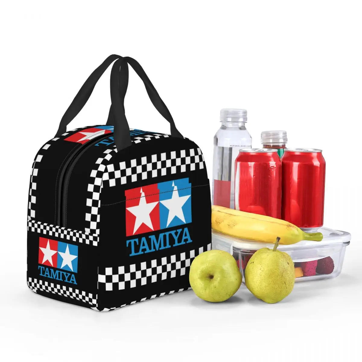 Custom Tamiyas Insulated Lunch Tote Bag for Women Resuable Warm Cooler Thermal Lunch Bag Travel Food Picnic Container Tote