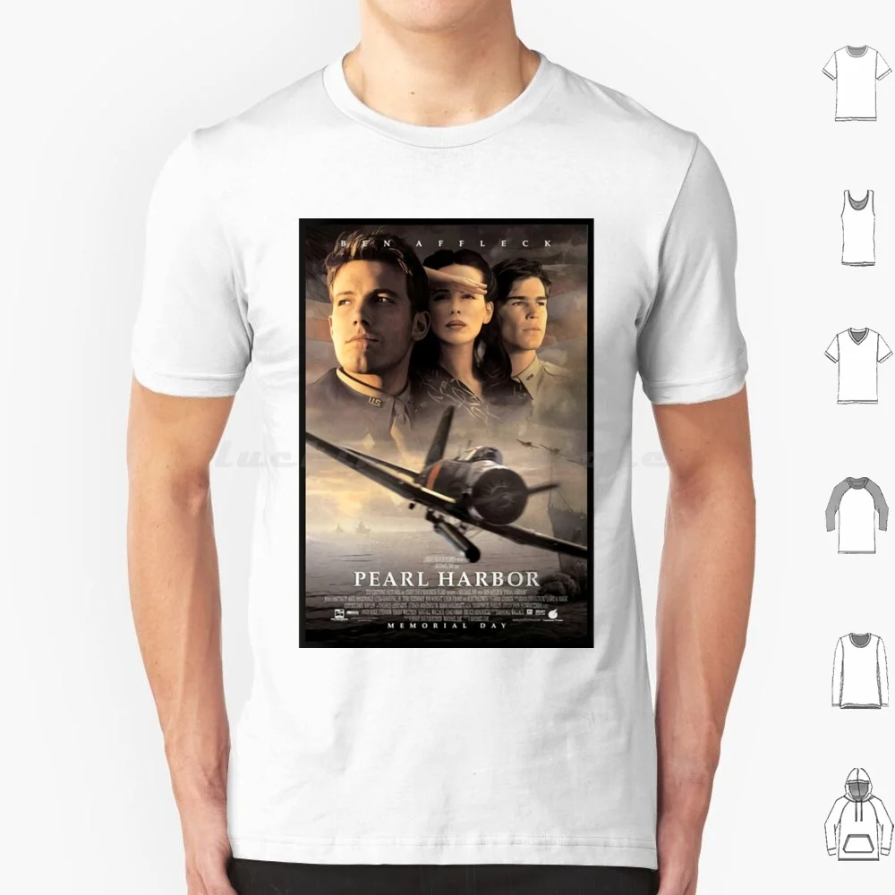 تي شيرت بيرل هاربور ملصق للرجال والنساء والأطفال 6xl سينما فيلم هوت تايم عائلة سعيدة #1