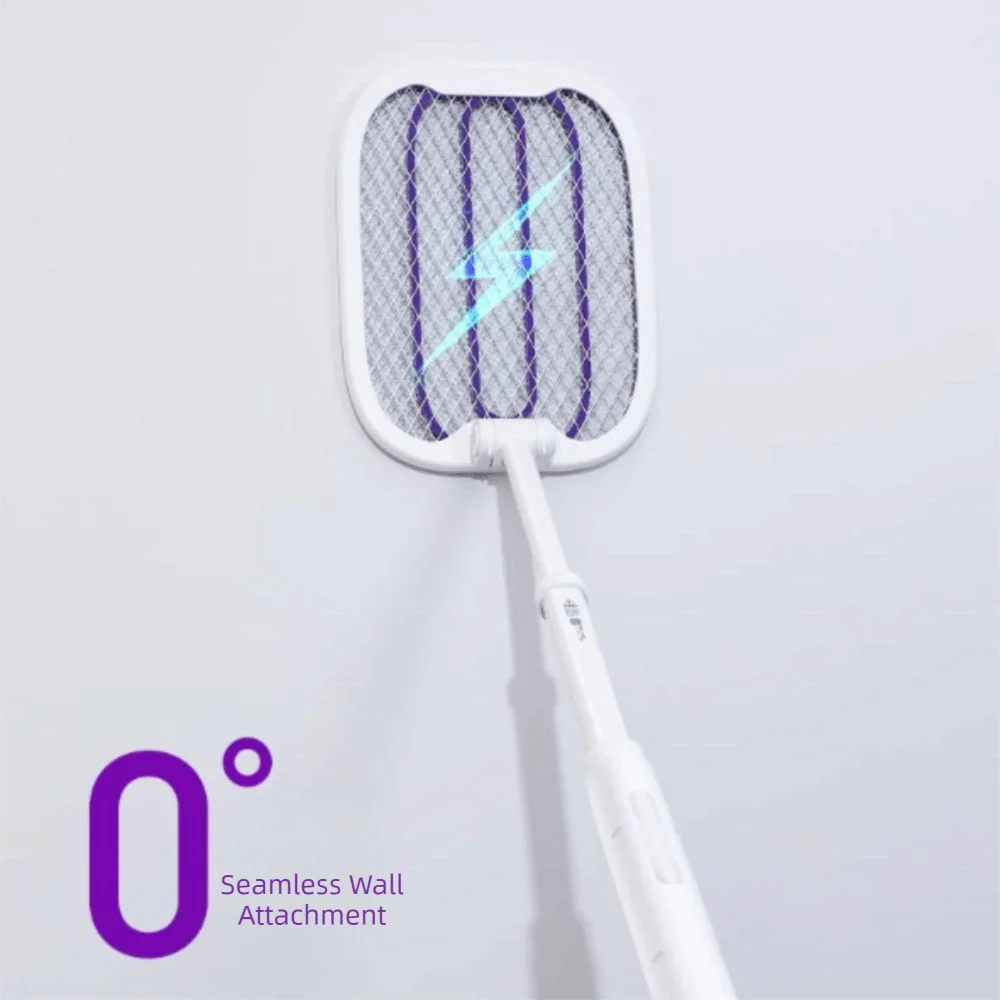 Foldable Electric Mosquito Killer 180 Degree Retractable Mosquito Killing Baton High Pressure Portable Insect Killer Office