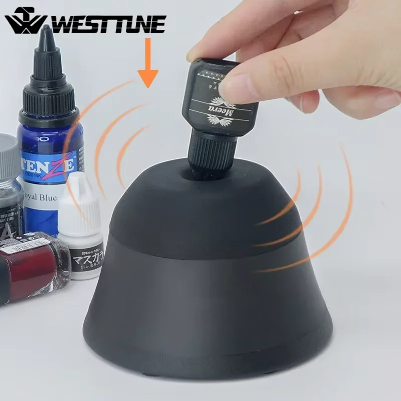 westtune-ミニボルテックスミキサー-4000rpm-高速ボルテックスシェーカー-ポータブルラボミキサー-スチールボール付き-試験管-タトゥーインク混合用