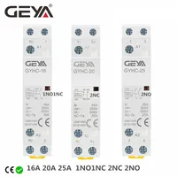 Din Rail Type AC Contactor 2P 16A  20A 25A 2NC 2NO 1NO1NC 50/60Hz Automatic Household Contactor
