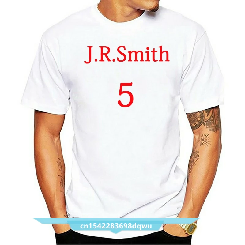 J.R.Smith 5 T Shirt Basketballer Top Tee Men 100% Cotton JR Smith Loving Life With