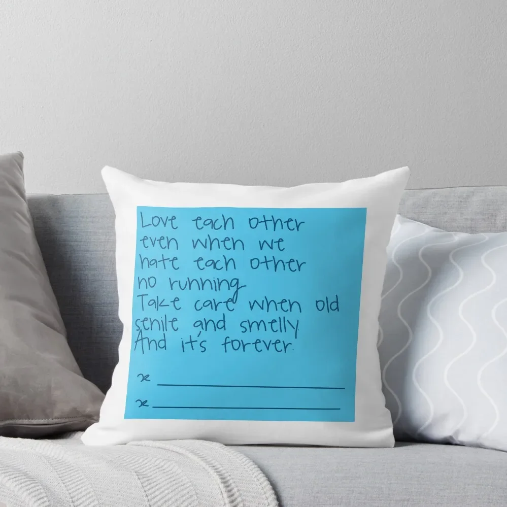 Grey's Anatomy - sign your own post it marriage Throw Pillow Custom Cushion Photo Decorative Cushions For Luxury Sofa