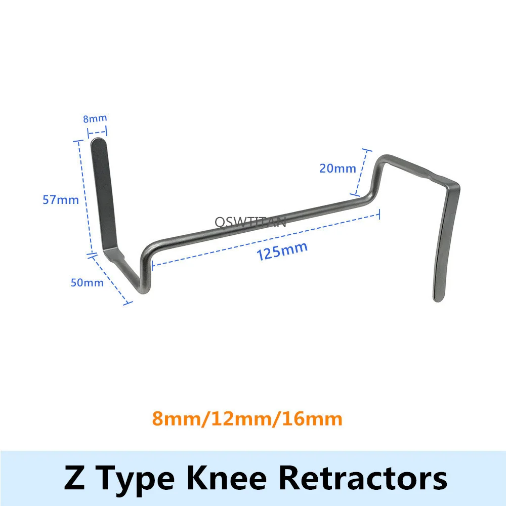 Autoclavable foot condyle Retractors Knee Retractors Knee Joint hook Orthopedic Instrument Stainless Steel