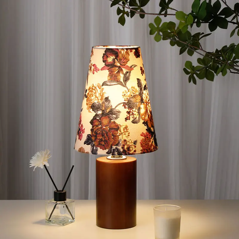 

Retro and Nostalgic Charging Creates A Romantic Atmosphere with Fabric Lights for Decorating Bedrooms and Bedside Lighting