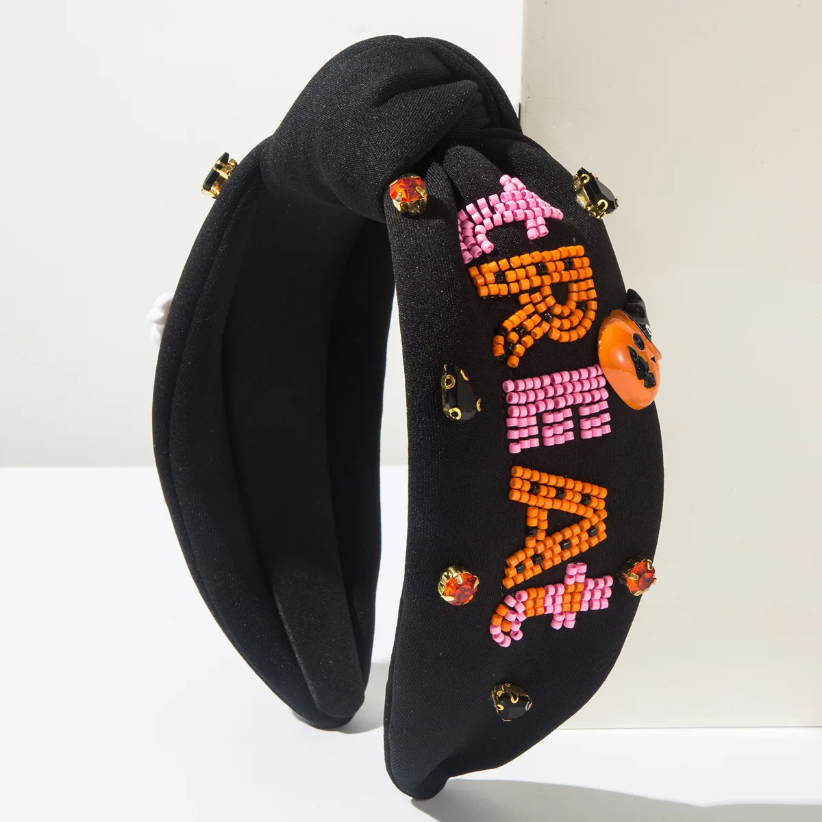 Diadema con elementos de Halloween para mujer, accesorios de calabaza con personalidad única, decoración, accesorios para el cabello festivos