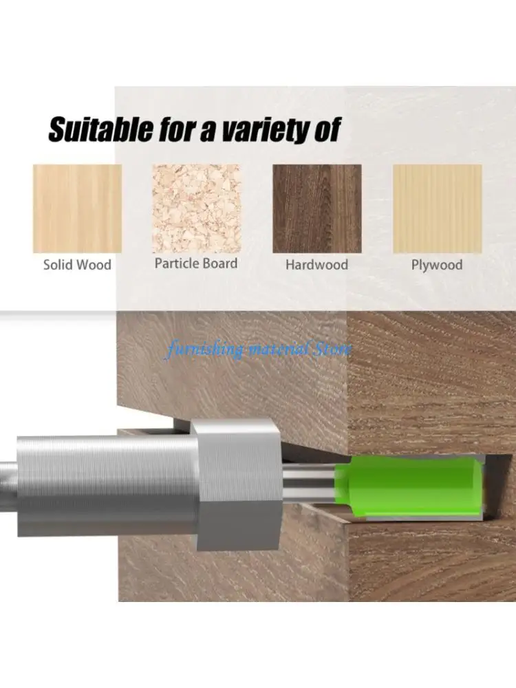 

Y5GD Woodworking Tool Set 12 Router Cutters 1/4Inch Shank Includes Organizers Box