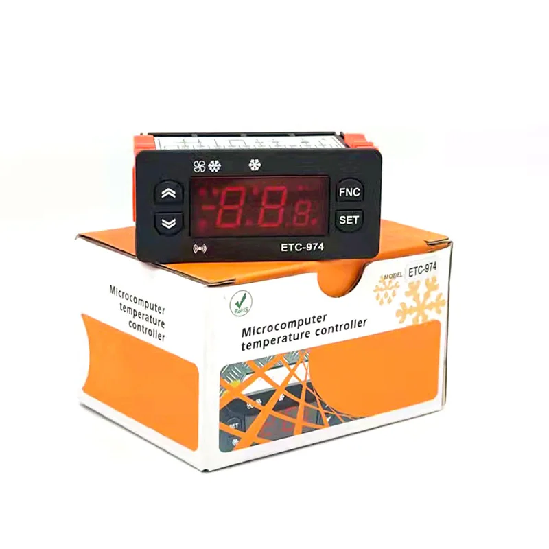ETC-974 Thermostat Regulator Digital Temperature ControllerThermoregulator With Refrigeration Defrost Fan Function