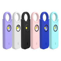 135 Decibels Vibration Induction Alarm Anti Wolf Alarm Charging Dual Mode Security Protection Flash Personal Report Alarm Device