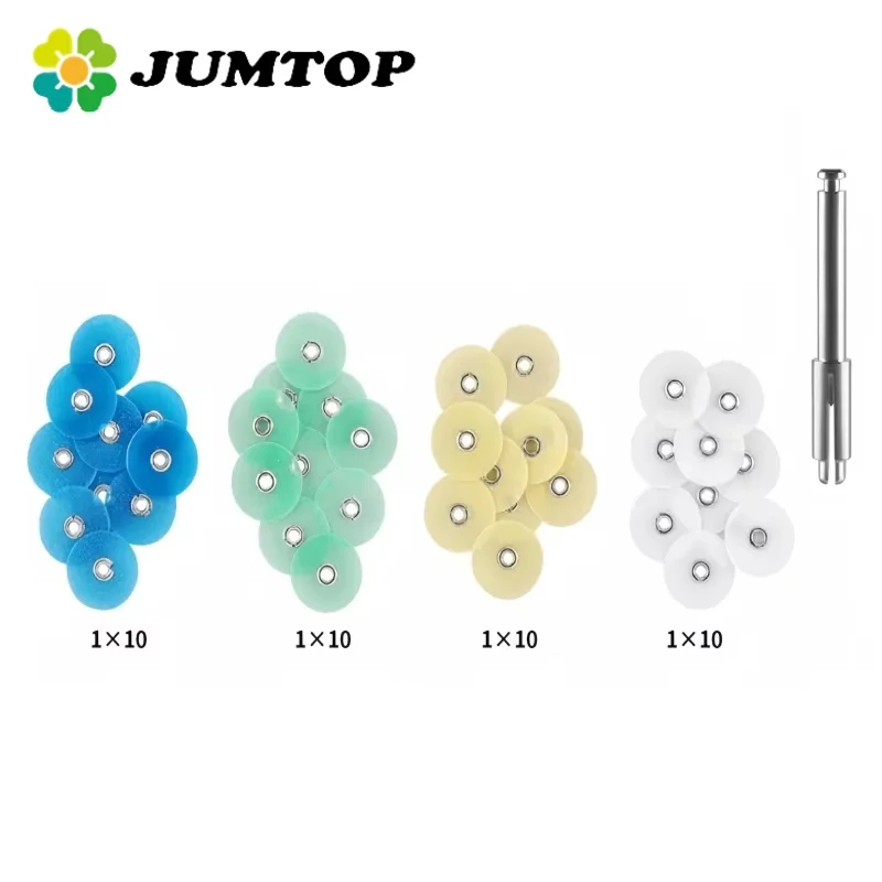 

JUMTOP 40 шт., стоматологический композитный полировальный диск, уменьшение брутто, контурная оправка в полоску, материал для отбеливания зубов, стоматологические инструменты