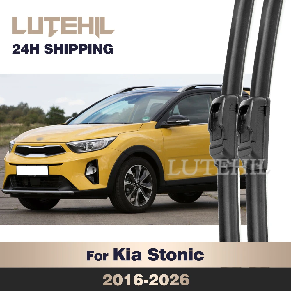 

For Kia Stonic 2016-2026 2017 2018 2019 2020 2021 2022 Wiper Front Wiper Blades Windshield Windscreen Window Brush 26"+16"